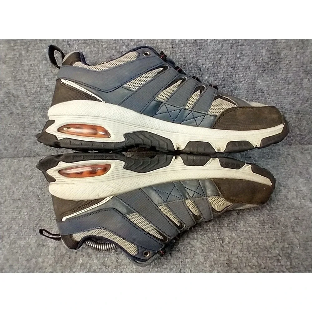 Skechers Skech-Air Envoy Mens 8 Wide Goodyear Athletic Trail Shoes‎ Gray Black